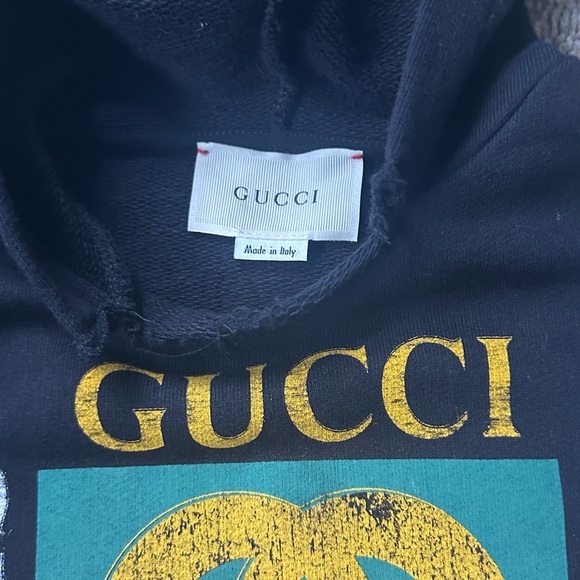 Authentic Gucci Interlocking-G cotton hoodie - Picture 3 of 5